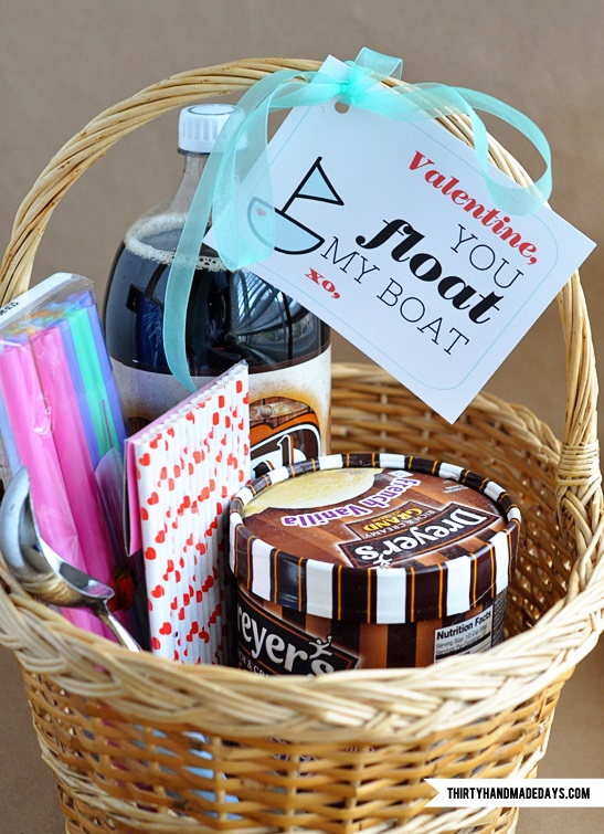 “You Float My Boat ” Valentine’s Basket