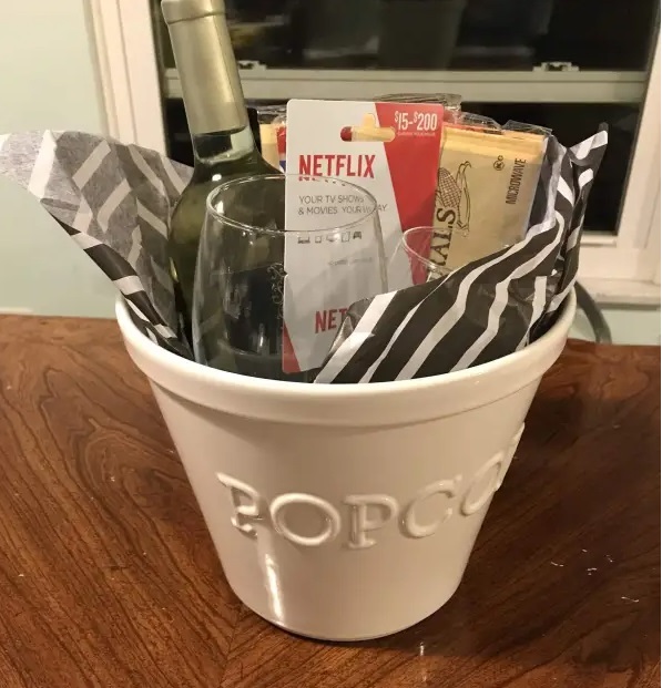 Netflix and Chill Gift Basket