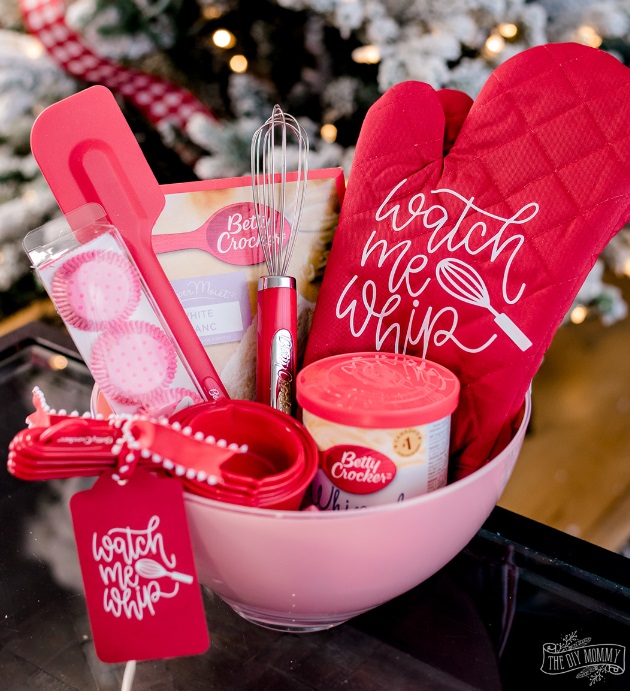 Baking Dollar Store Gift Basket