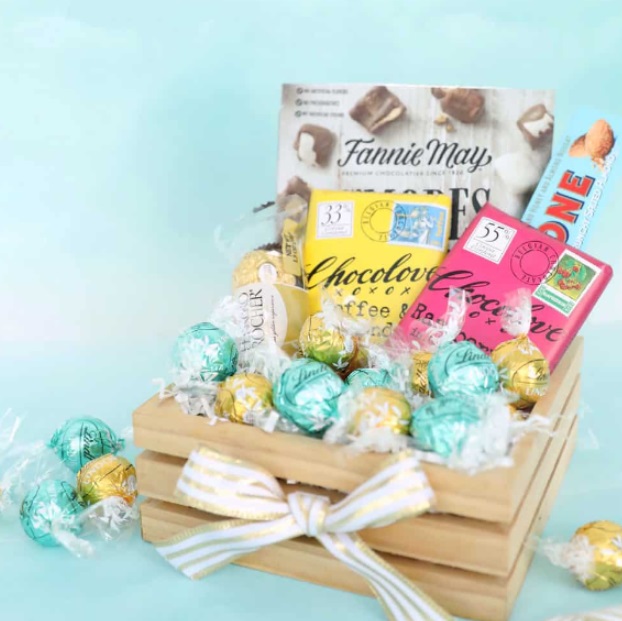 DIY Chocolate Gift Basket