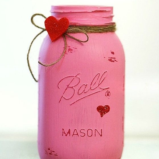 Mason Jars valentines day decor ideas