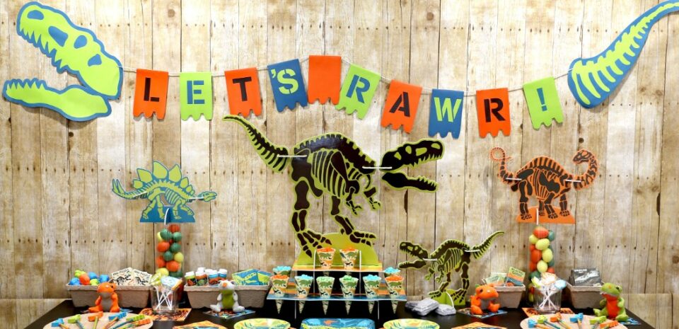 9 year old birthday party ideas - dinosaur theme