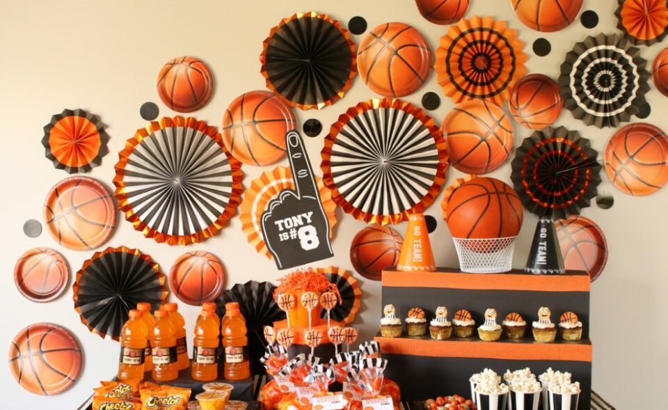 9 year old birthday party ideas - basketball theme