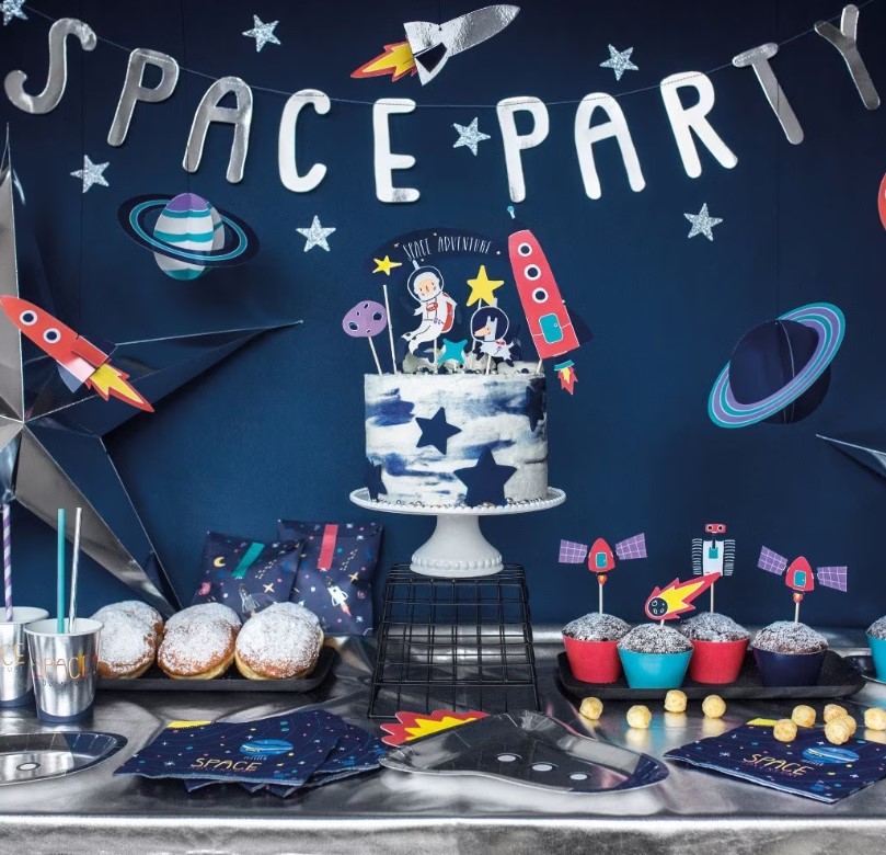 9 year old birthday party ideas - space theme