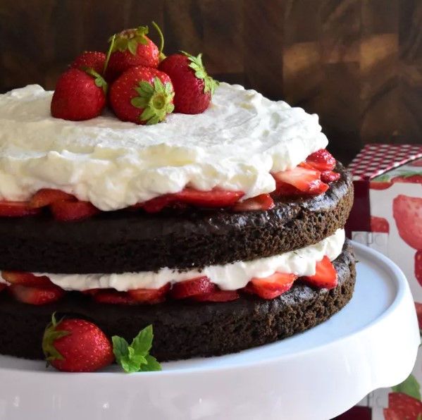 Chocolate Strawberry Shortcake