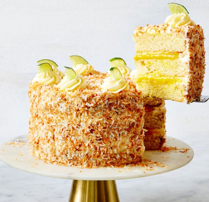 Anniversary Coconut-Lime Layer Cake