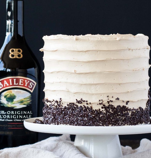 Anniversary Coffee & Baileys Layer Cake 