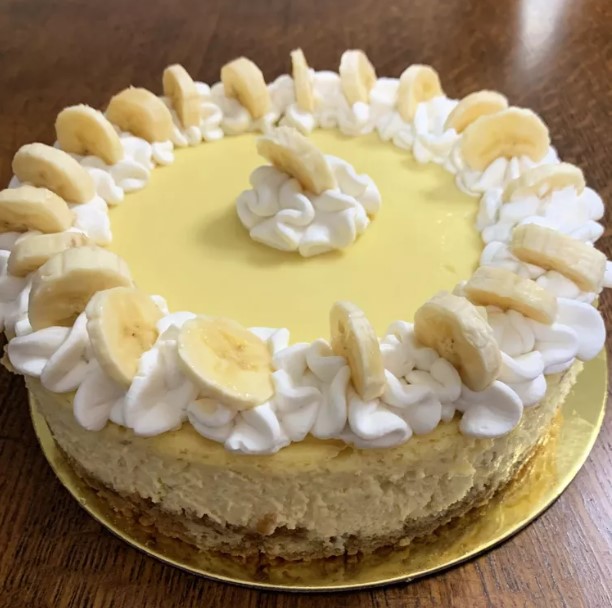 Anniversary Banana Cream Cheesecake