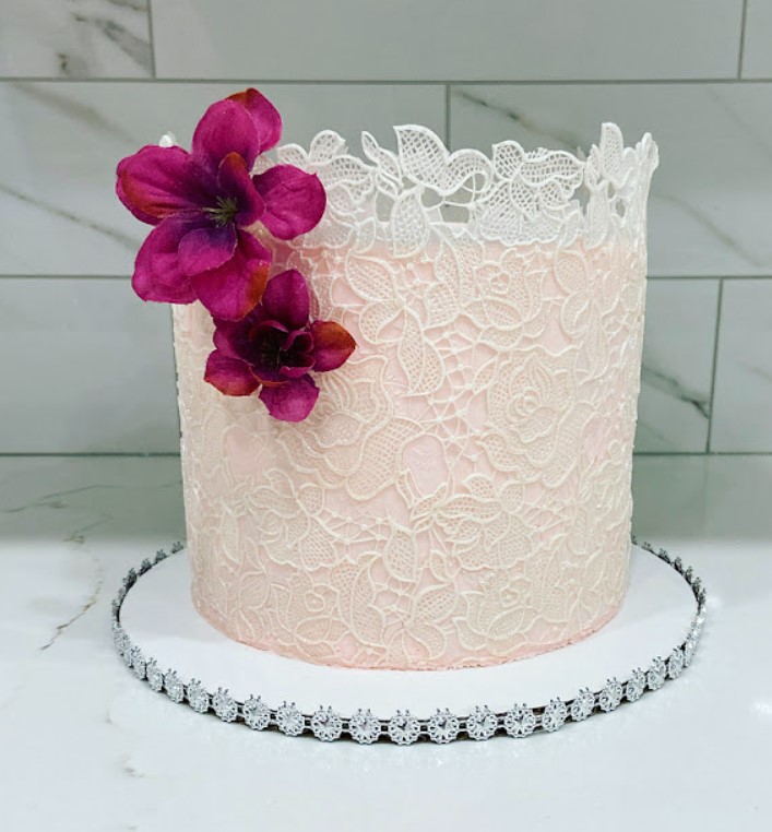 Anniversary Lace Cake