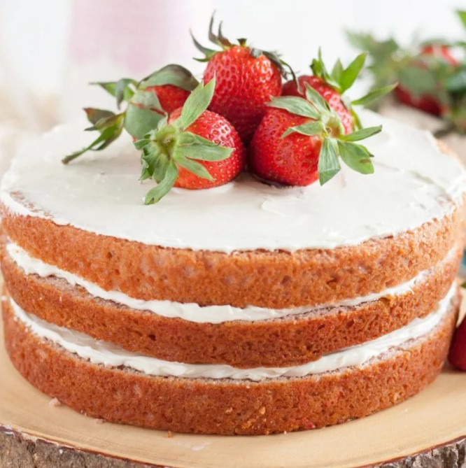 Anniversary Strawberry Cake