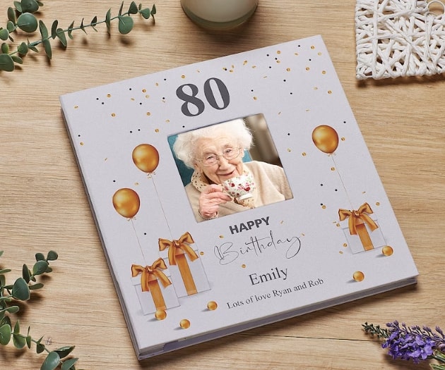 80th birthday party ideas - photo books