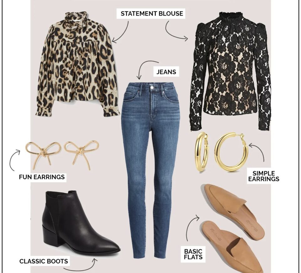 blouse and jeans birthday outfit ideas