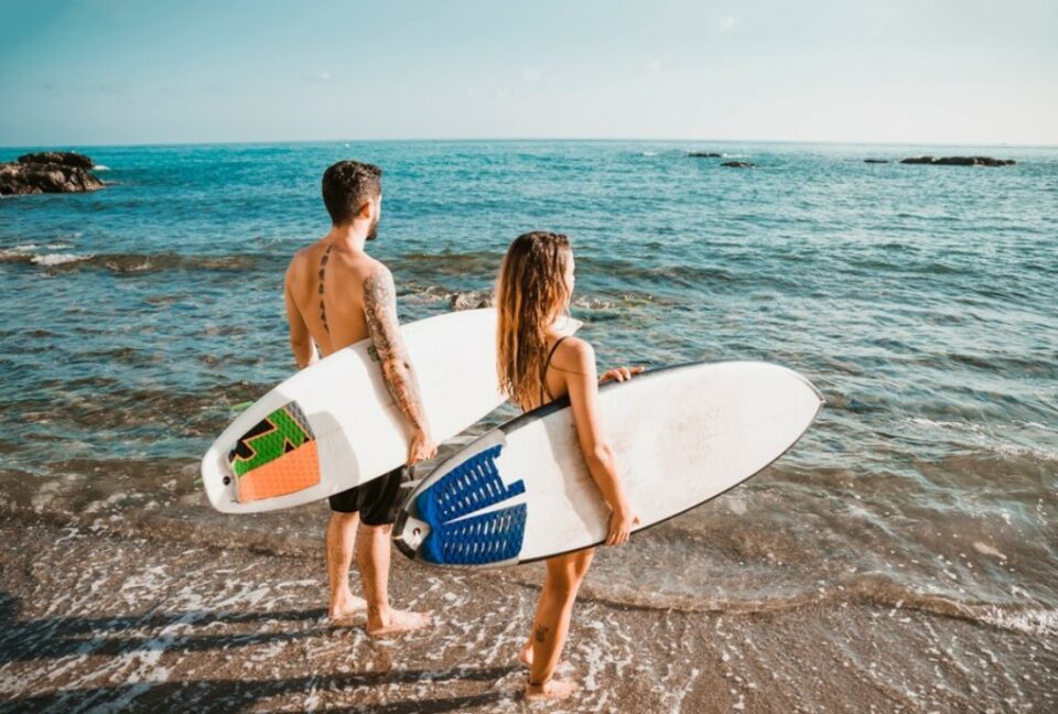 daytime date ideas - go surfing