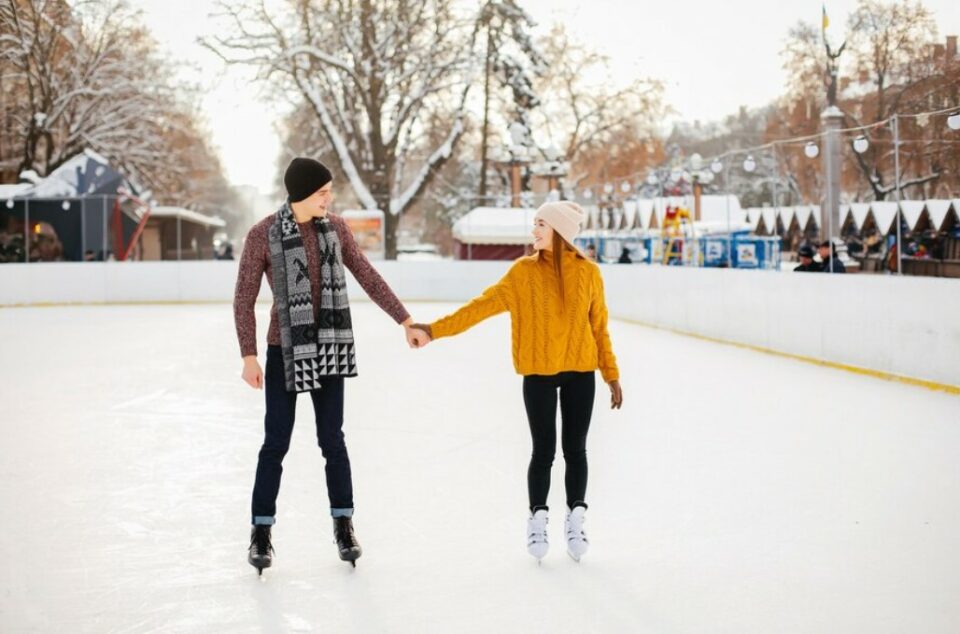 daytime date ideas - ice skating