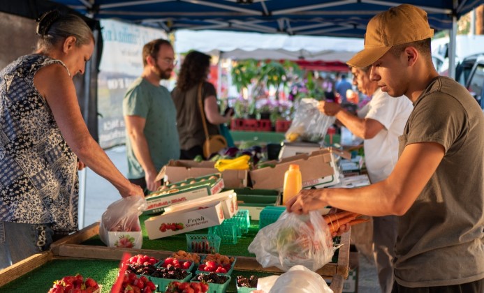 Go to a Farmer Market 