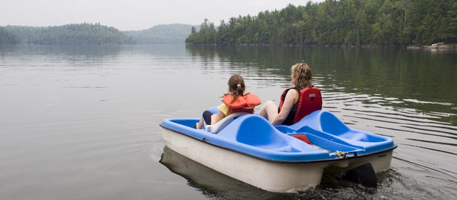 pedal boating double date ideas