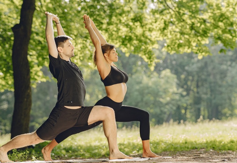 Do a Couple’s Yoga Session