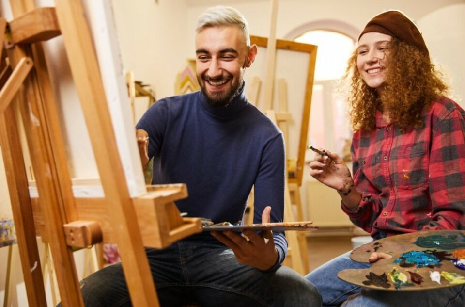 date ideas for art lovers - portrait painting