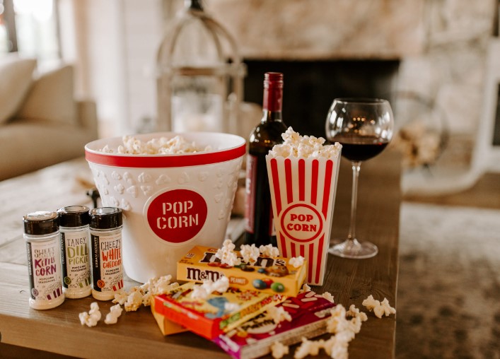 Movie Night with Wine 