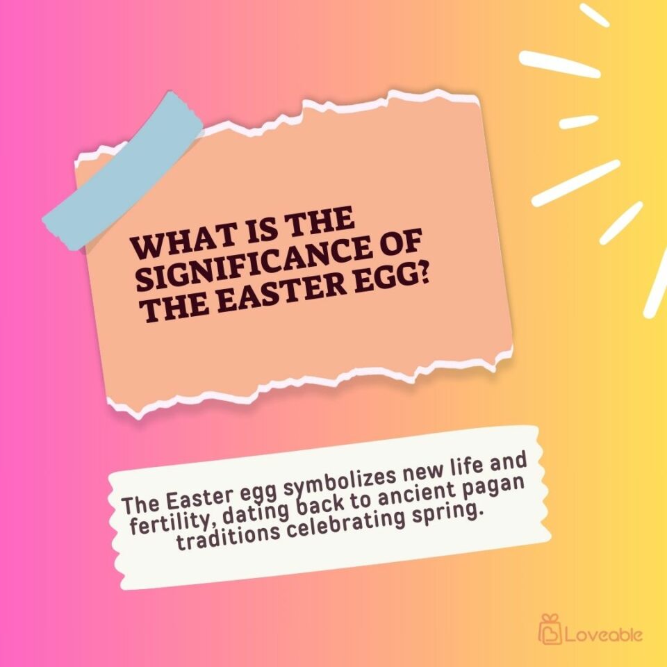 What is the significance of the Easter egg