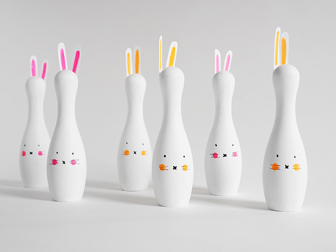 bunny bowling easter games for adults