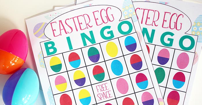 easter bingo cards easter games for adults