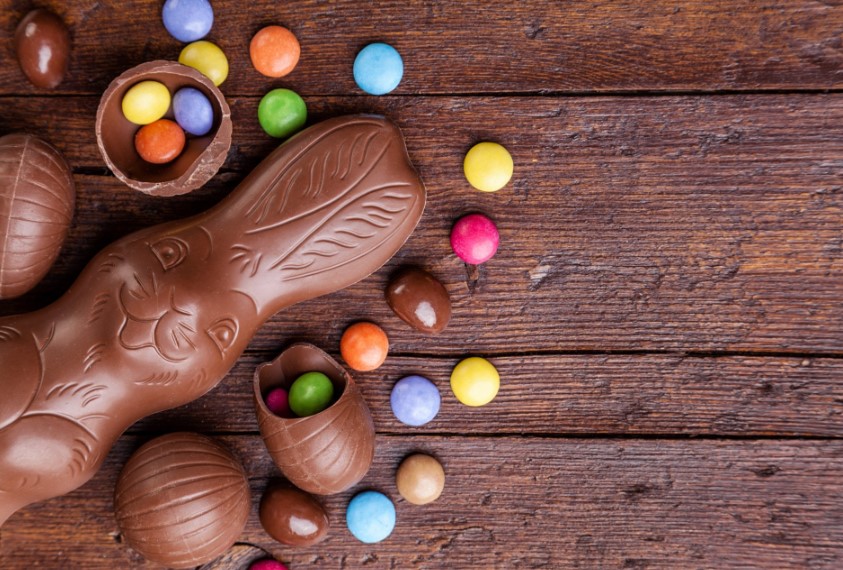 Enjoy Chocolate Easter Bunnies and Candy