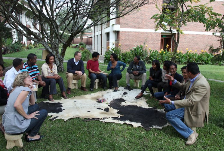 Team Outside Meeting