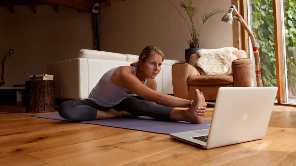 take an online yoga or meditation class