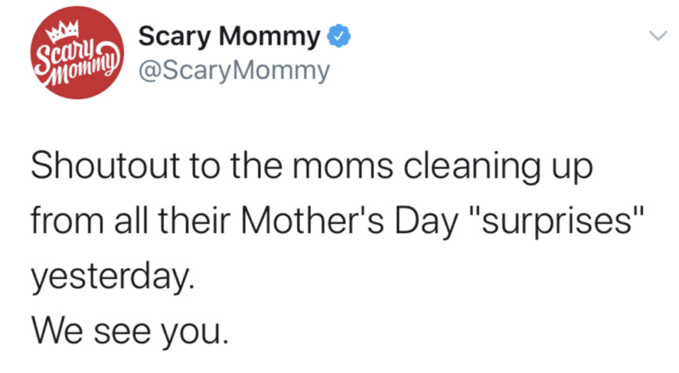 When Mother's Day doesn't mean it's mom's day off