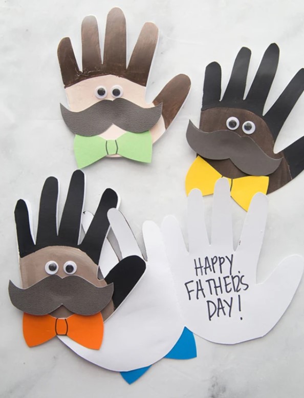 Handprint Fathers Day cards