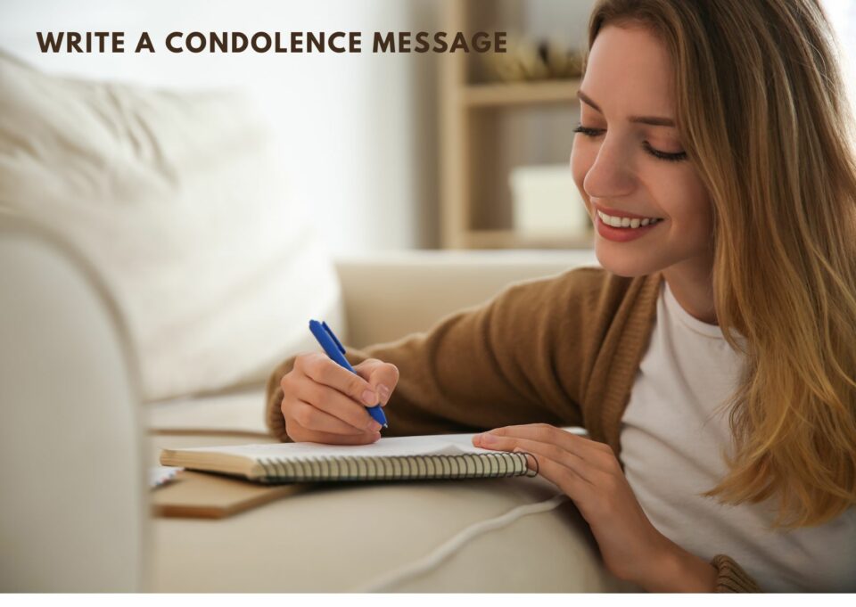 How to write a condolence message