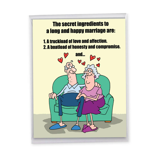 Marriage Secrets Anniversary Card