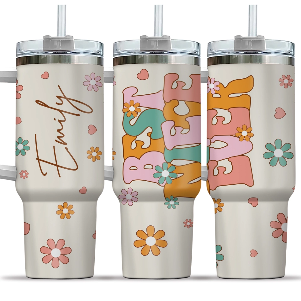 Best Niece Ever Y2K Flowers 40oz Tumbler