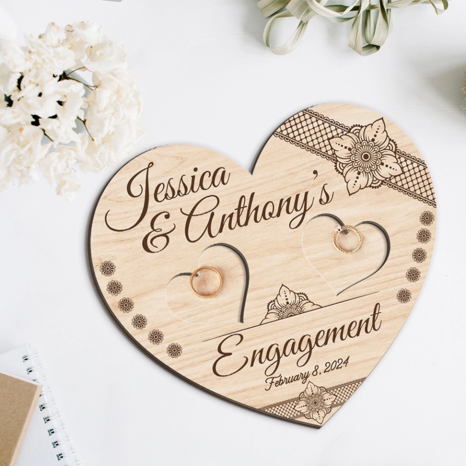 Engagement Personalized Art Piece