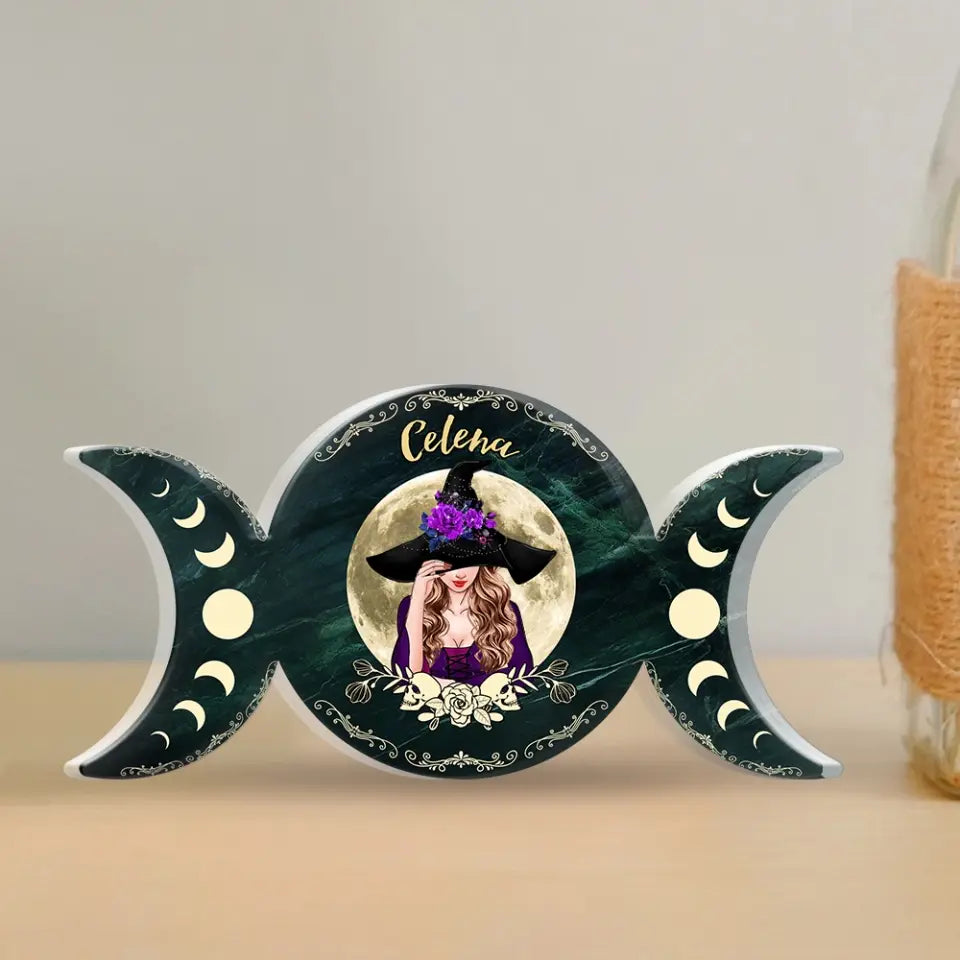 Triple Moon – Custom Shape Acrylic Plaque