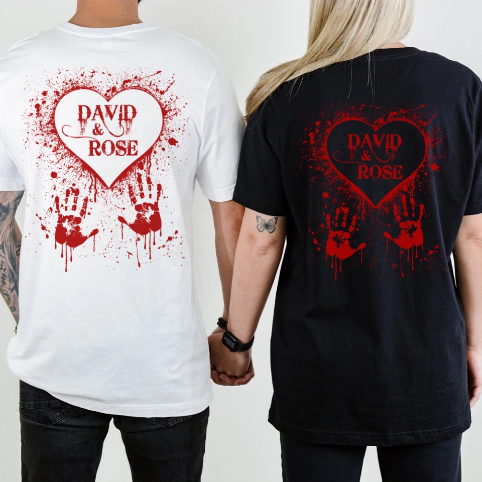 Bloody Halloween Costume Back Tshirt