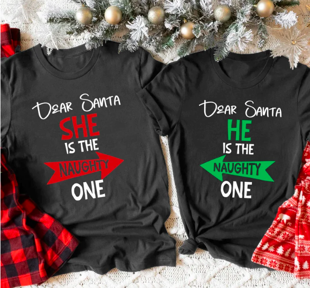 Dear Santa Matching Shirts