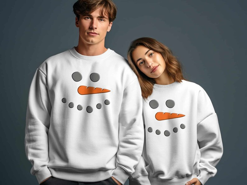 Matching Snowman Shirts