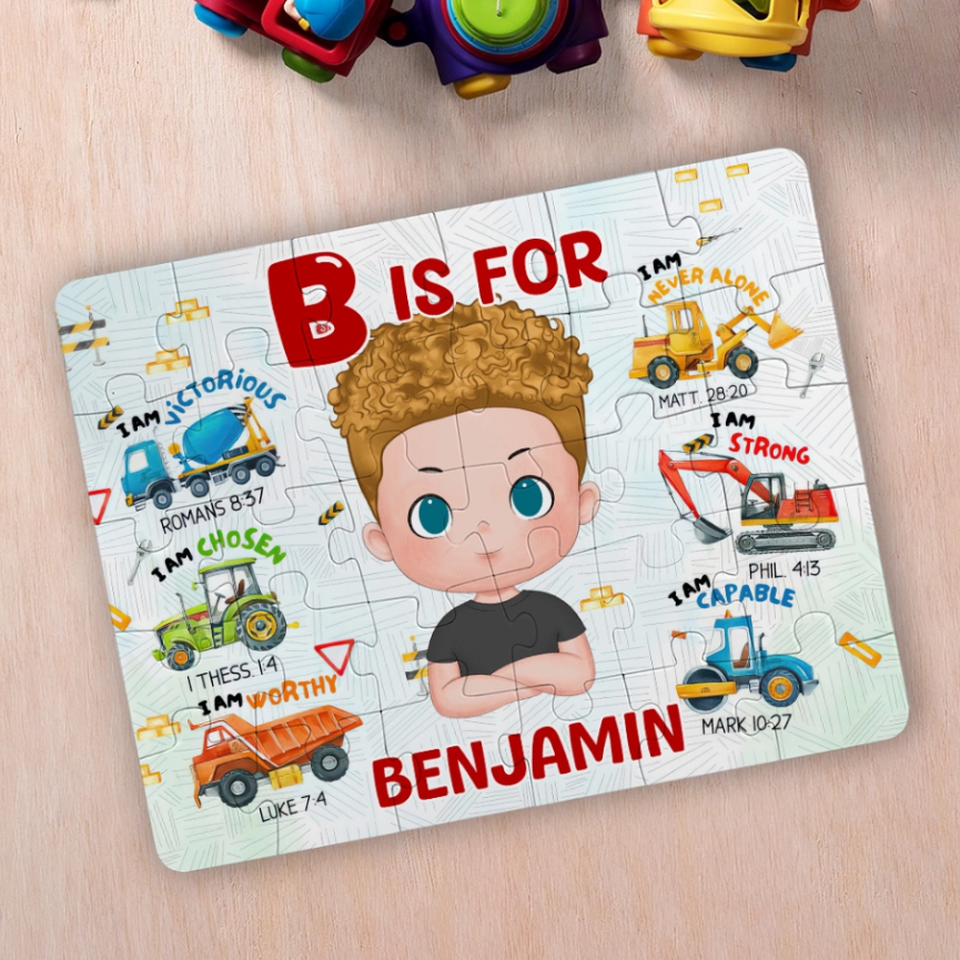 Personalized Kid's Jigsaw Puzzle Gift