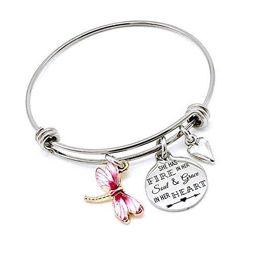 Dragonfly Bangle Bracelet