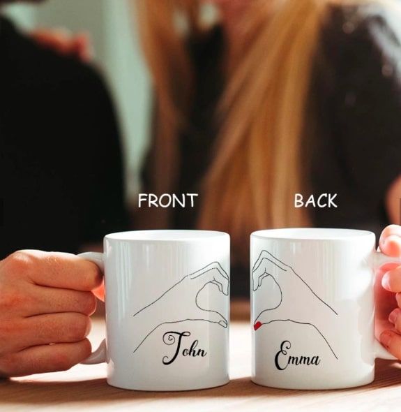 Half Heart Mug Set