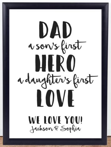 Dad Birthday Print