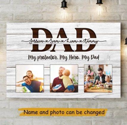 Dad Personalized Canvas