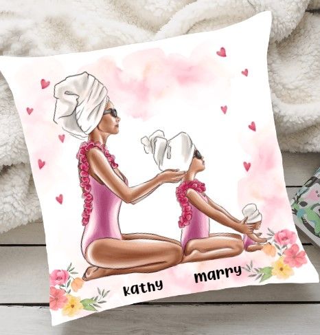 Drawing Print Pillow