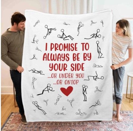 I Promise To Always By Your Side Fleece Blanket