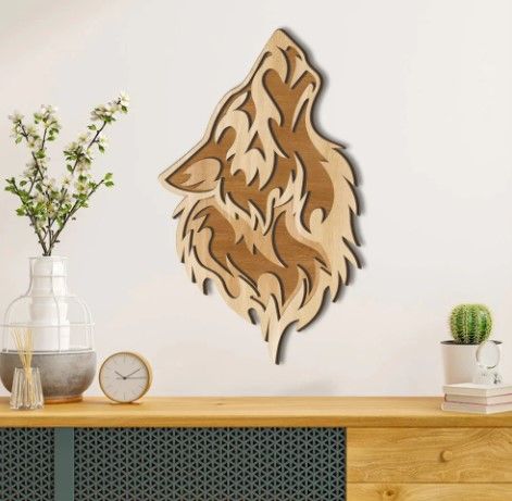 Howling Wolf Wall Art