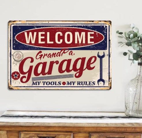 Personalized Uncle Metal Sign