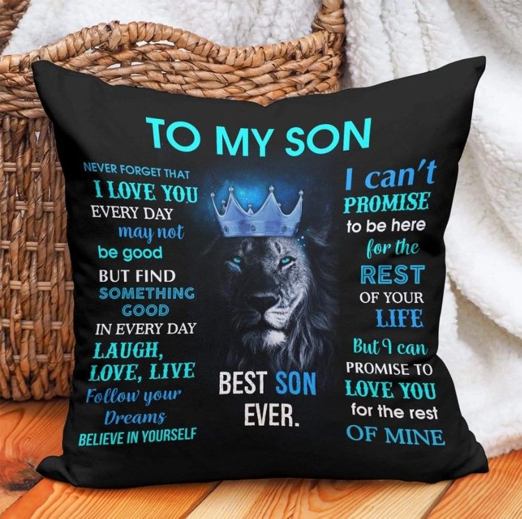 Never Forget That I Love You Personalized Pillow