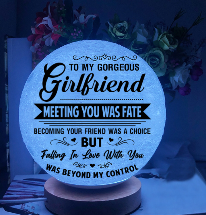 Falling In Love With You Was Beyond My Control  Moon 3DLamp For Girlfriend